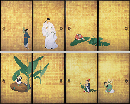 重要文化財　「郭子儀図襖絵」