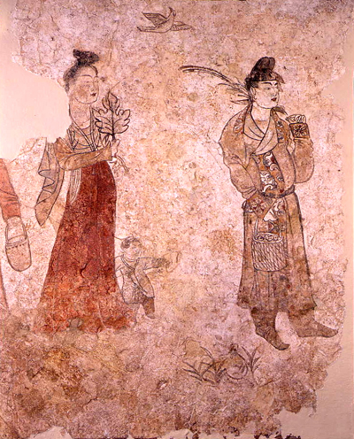 仕女図【しじょず】（部分）