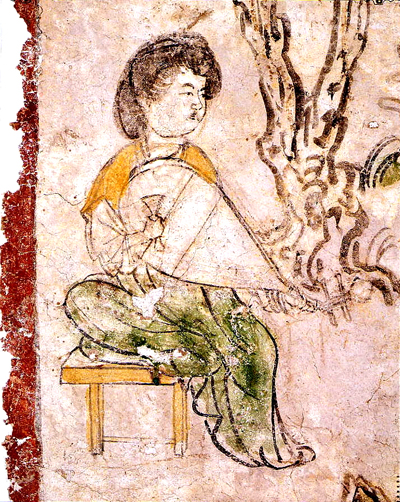 仕女図【しじょず】（部分）