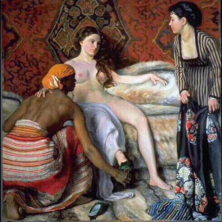 身づくろい フレデリック・バジール 1870年