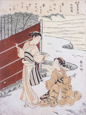 風俗四季哥仙　竹間鶯