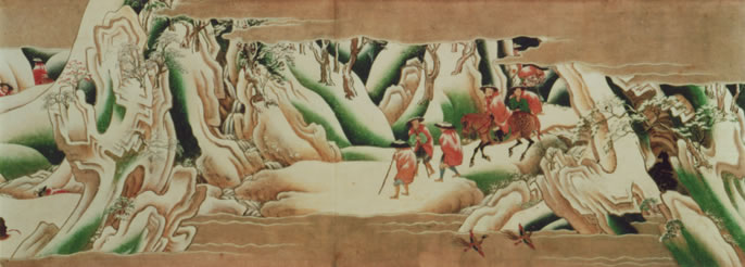 国宝 玄奘三蔵絵 巻第3