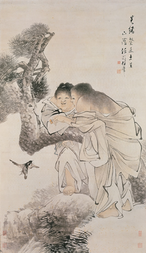 和合双仙図（わごうそうせんず）