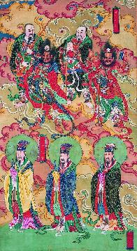 四聖大帝・三官大帝図