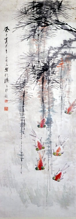 金魚図（きんぎょず） 