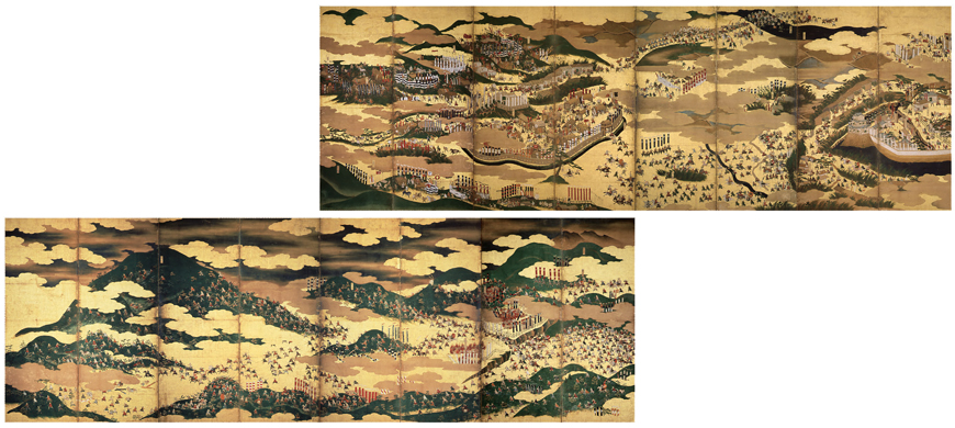 [重要文化財] 関が原合戦図屏風 8曲1双