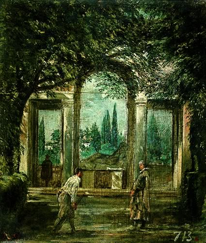 ヴィラ・メディチの庭園 ローマ