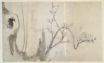 重要文化財 尾形光琳≪梅花図画稿≫