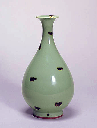 国宝　飛青磁　花生