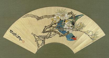 【前期】任頤　花鳥図