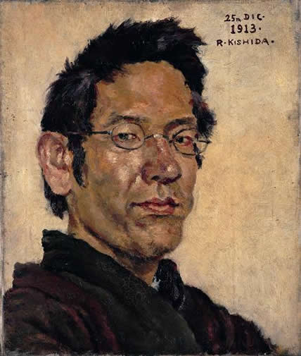 岸田劉生≪自画像≫