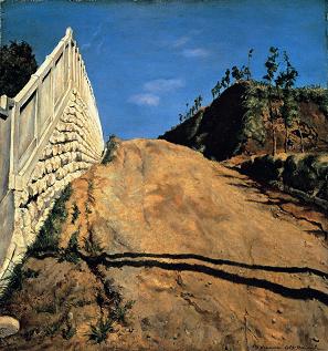 岸田劉生重要文化財≪道路と土手と塀（切通之写生）≫