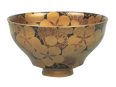 夕顔蒔絵天目茶碗