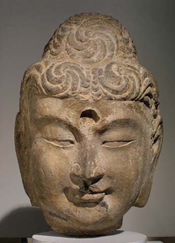 石造　如来坐像頭部　　　　　　　