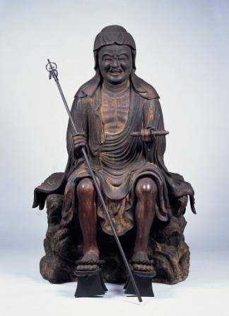 重要文化財　役行者倚坐像