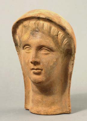 テラコッタ男子頭部