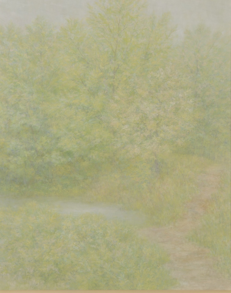 日本画　≪そよ風≫