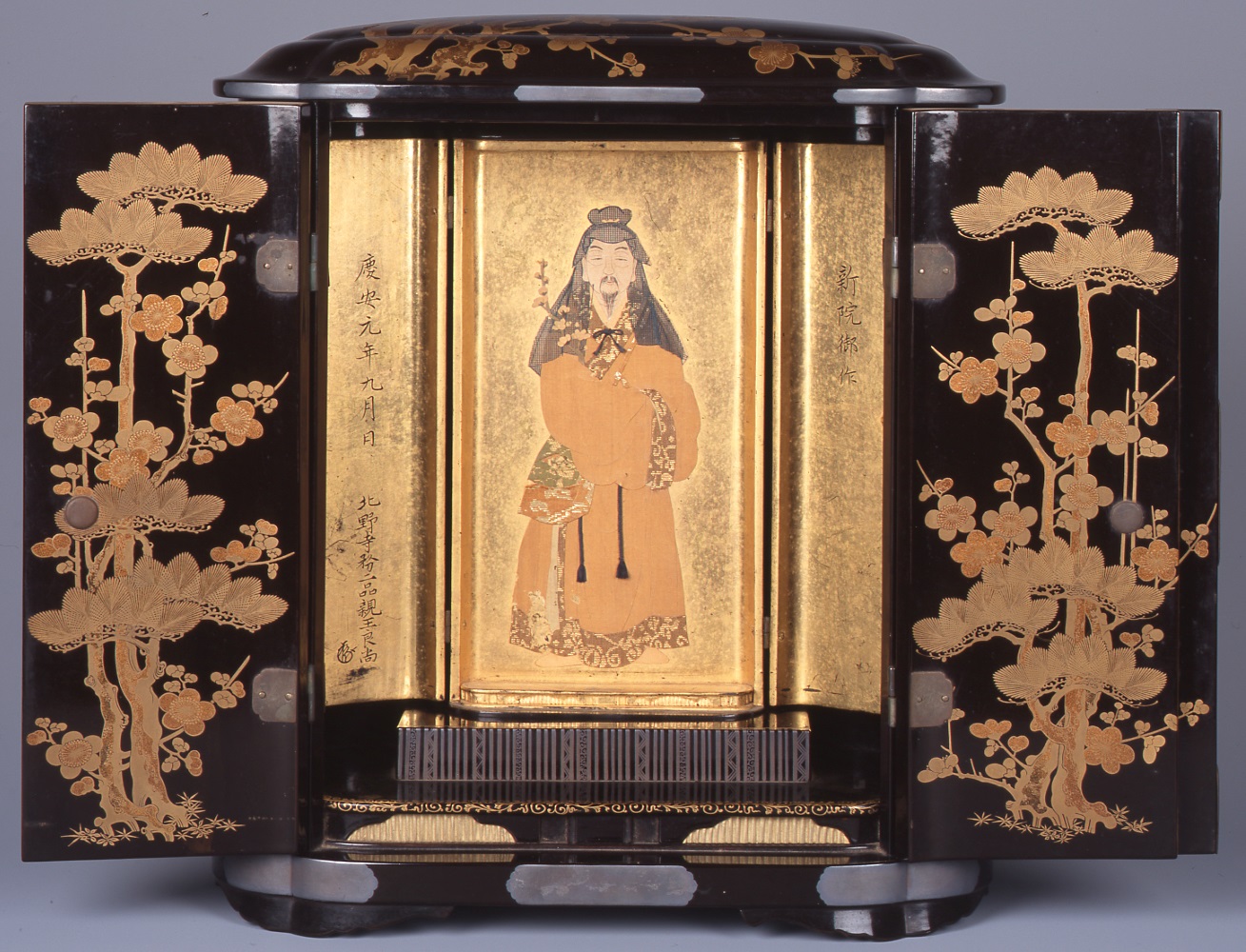 厨子入 押絵渡唐天神像