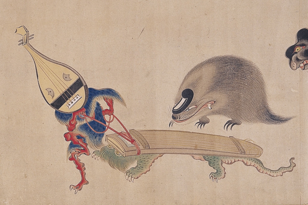 百鬼夜行絵巻（部分）