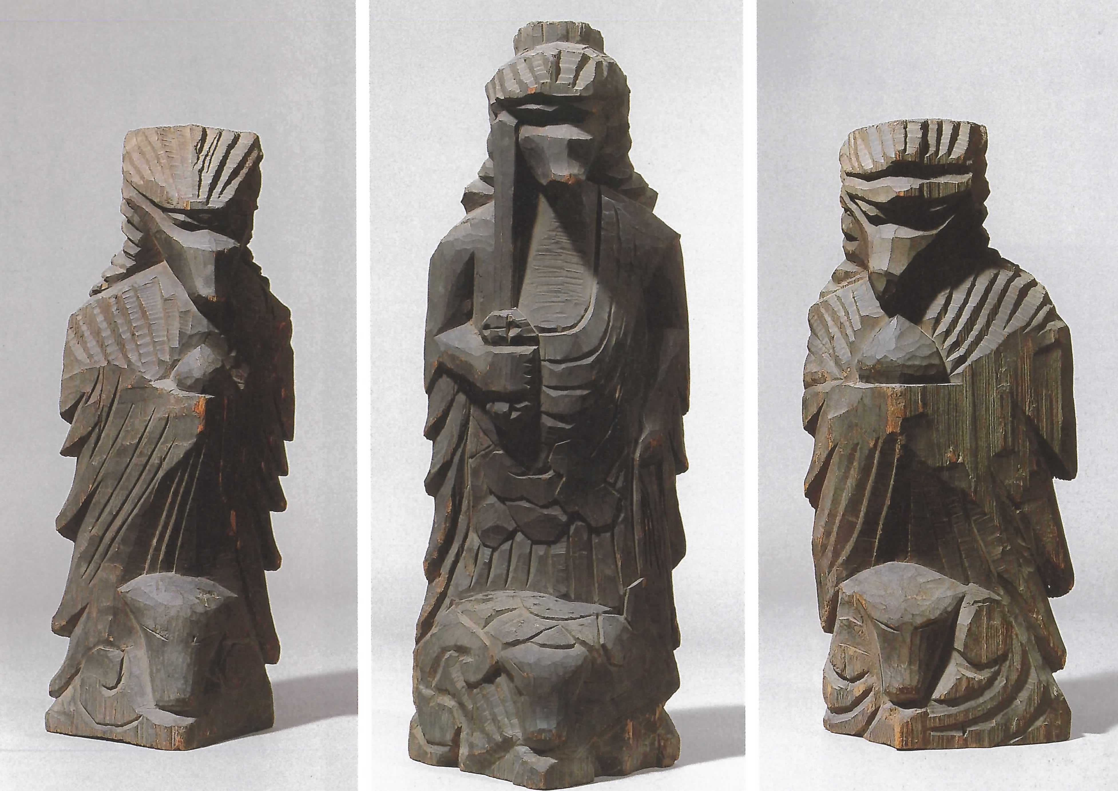 木造 秋葉権現三尊像 