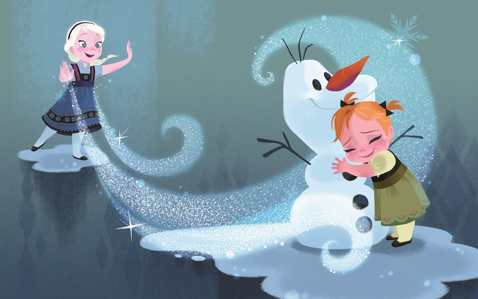 《アナと雪の⼥王》より