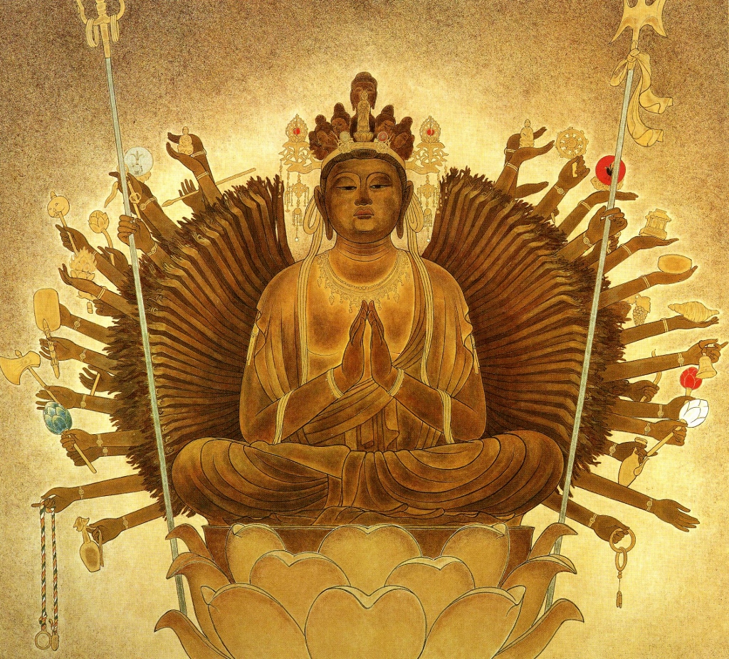 十一面千手千眼観世音菩薩（第五番 紫雲山 葛井寺　本尊）