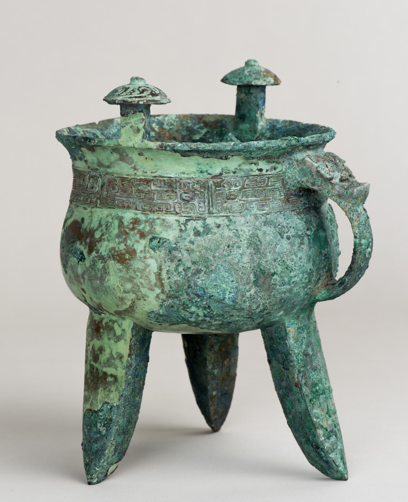 青銅 饕餮文斝（せいどう　とうてつもんか）