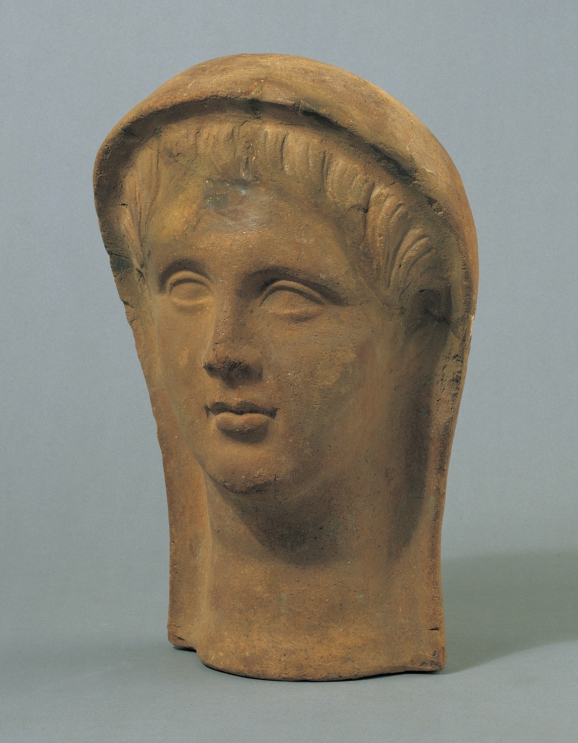 テラコッタ　男子頭部