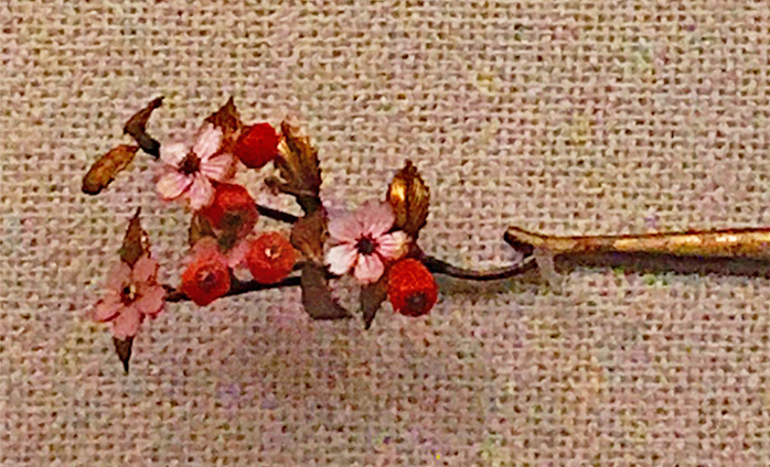 《桜花簪》（部分）　（さくらはなかんざし）