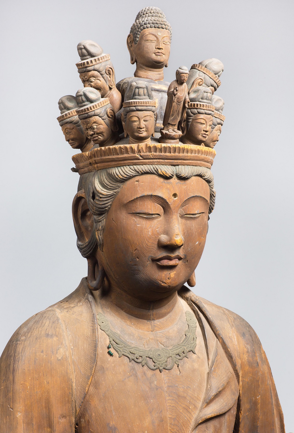 《木造 十一面観音菩薩立像》（部分）