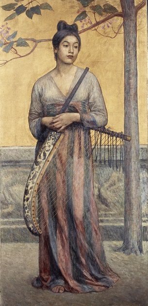 重要文化財 《天平の面影》（てんぴょうのおもかげ） 藤島武二作 