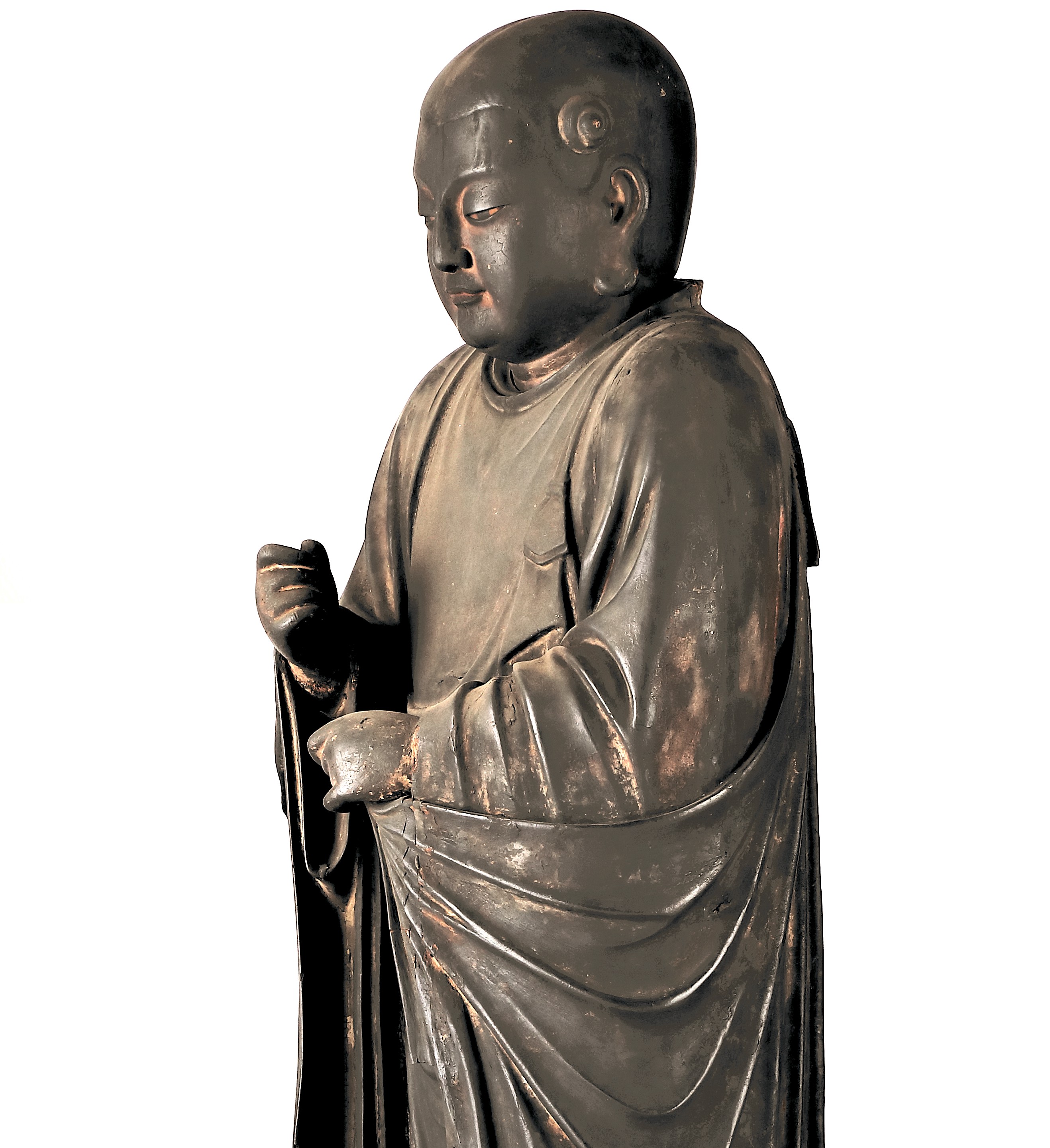 聖徳太子童形立像（部分）　東京・坂東報恩寺