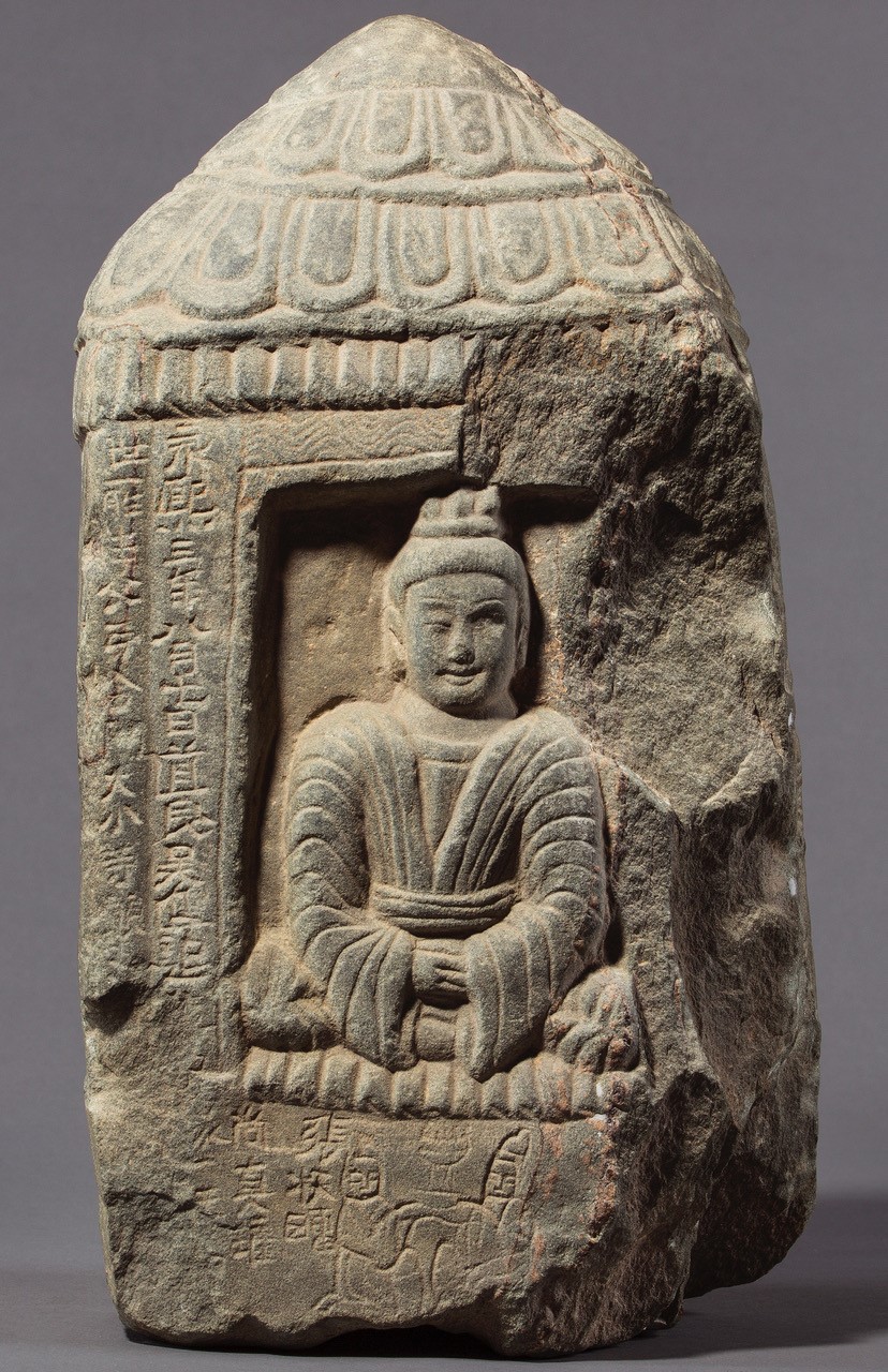 《石造　道教四面像》 