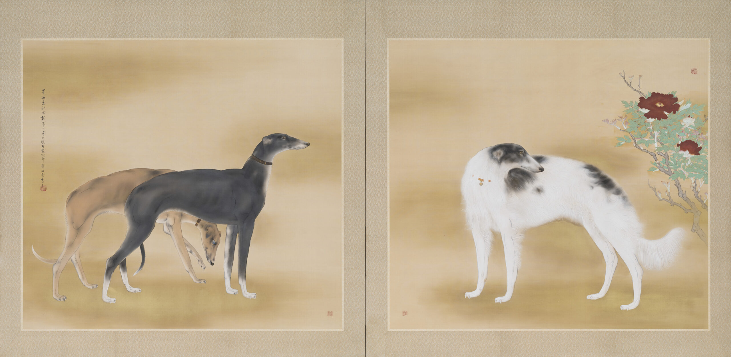 橋本関雪　「唐犬」