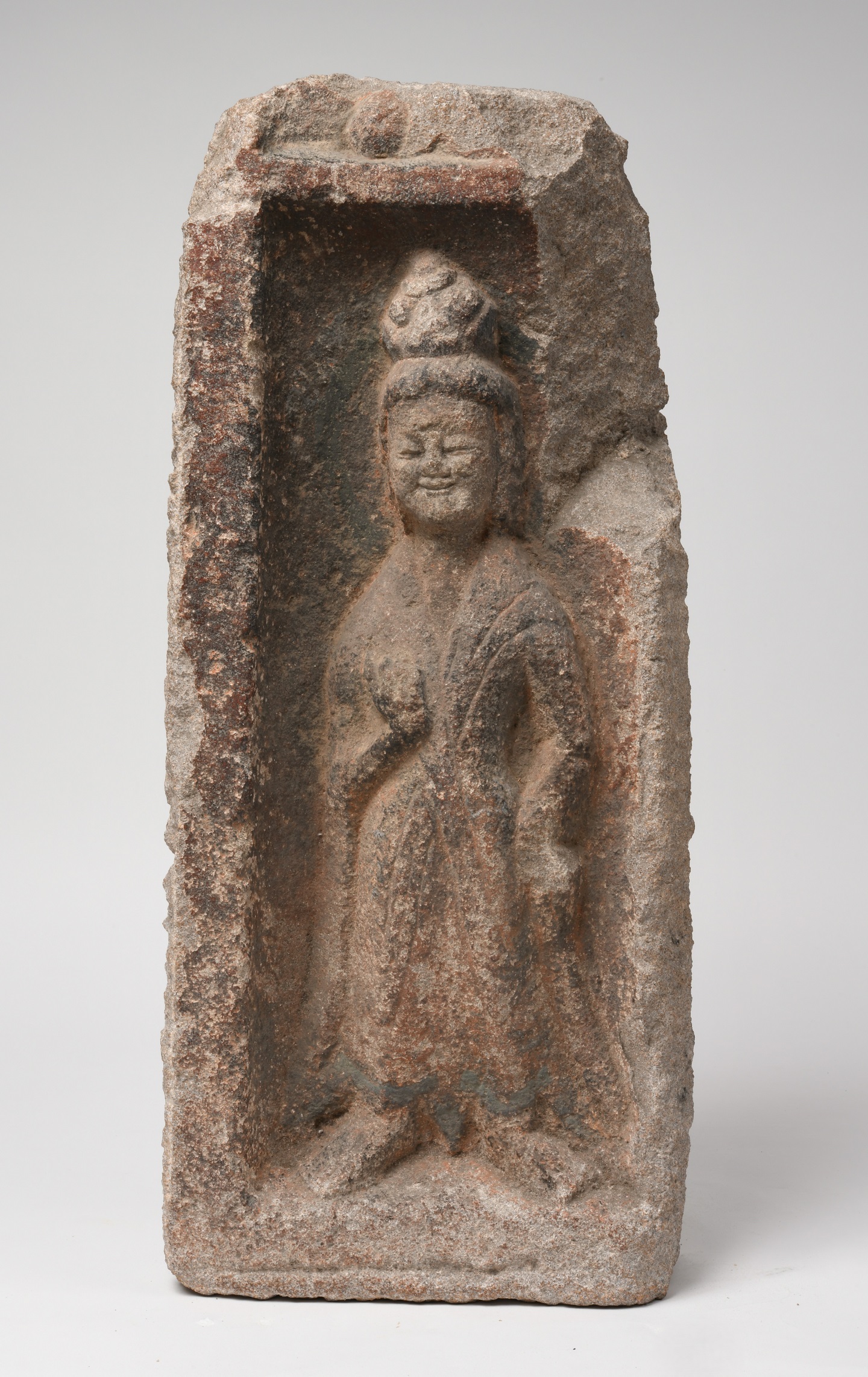 菩薩立像龕　伝雲岡石窟将来