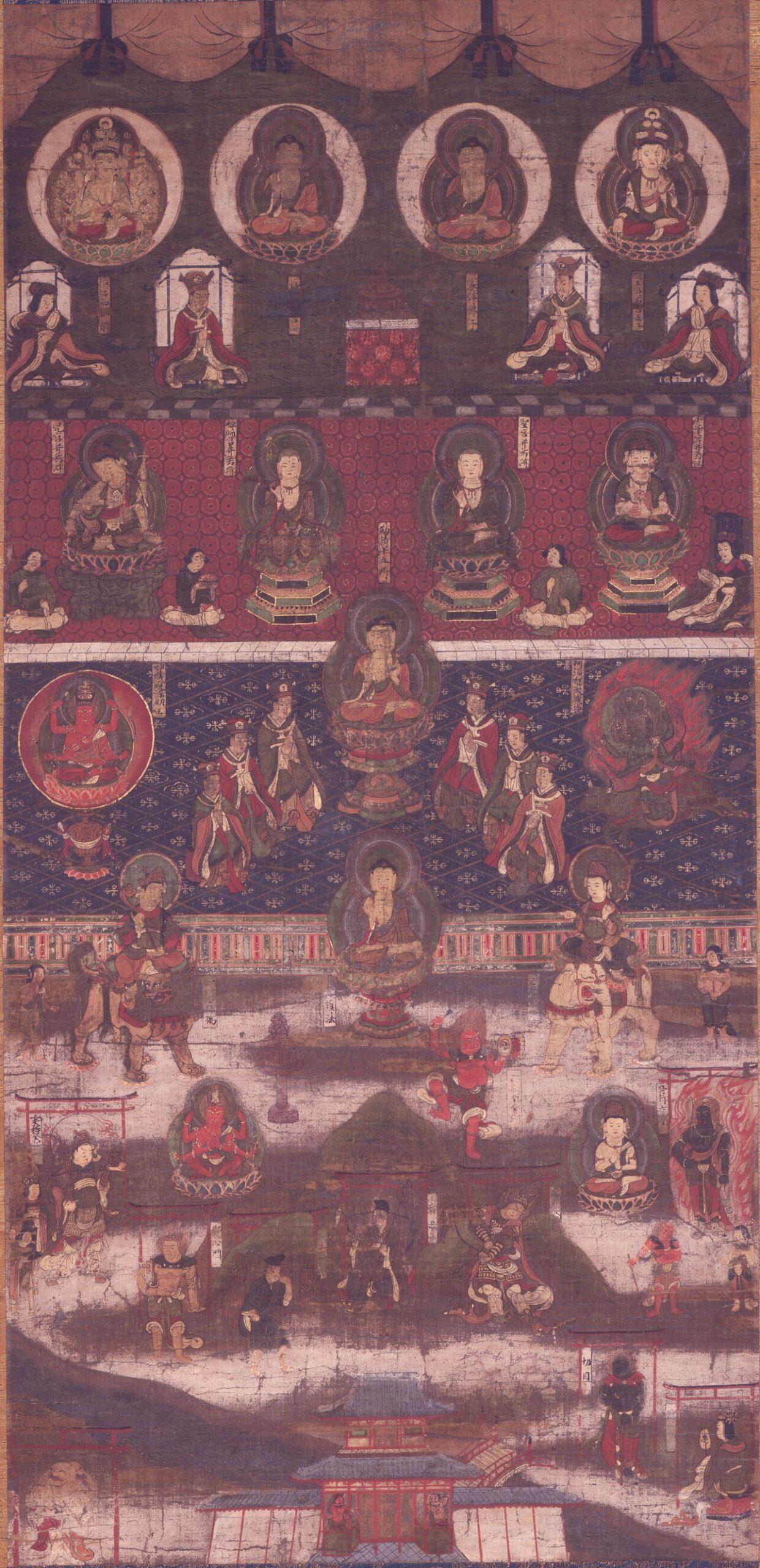 重要文化財「熊野曼荼羅図」